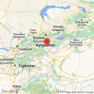 Kyrgyzstan map