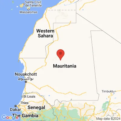 Mauritania map