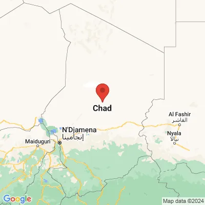 Chad map
